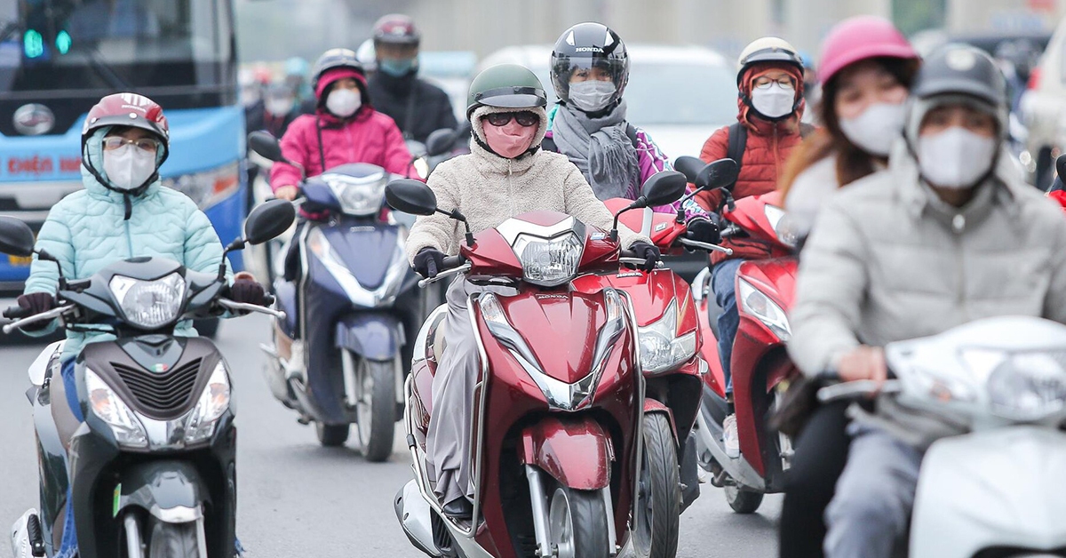 Tin không khí lạnh mới nhất: Hà Nội giảm nhiệt, trời chuyển rét từ đêm nay