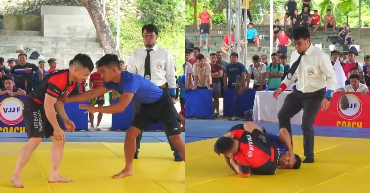 Thách đấu cựu vô địch SEA Games, học trò Johnny Trí Nguyễn xin thua sau 38 giây