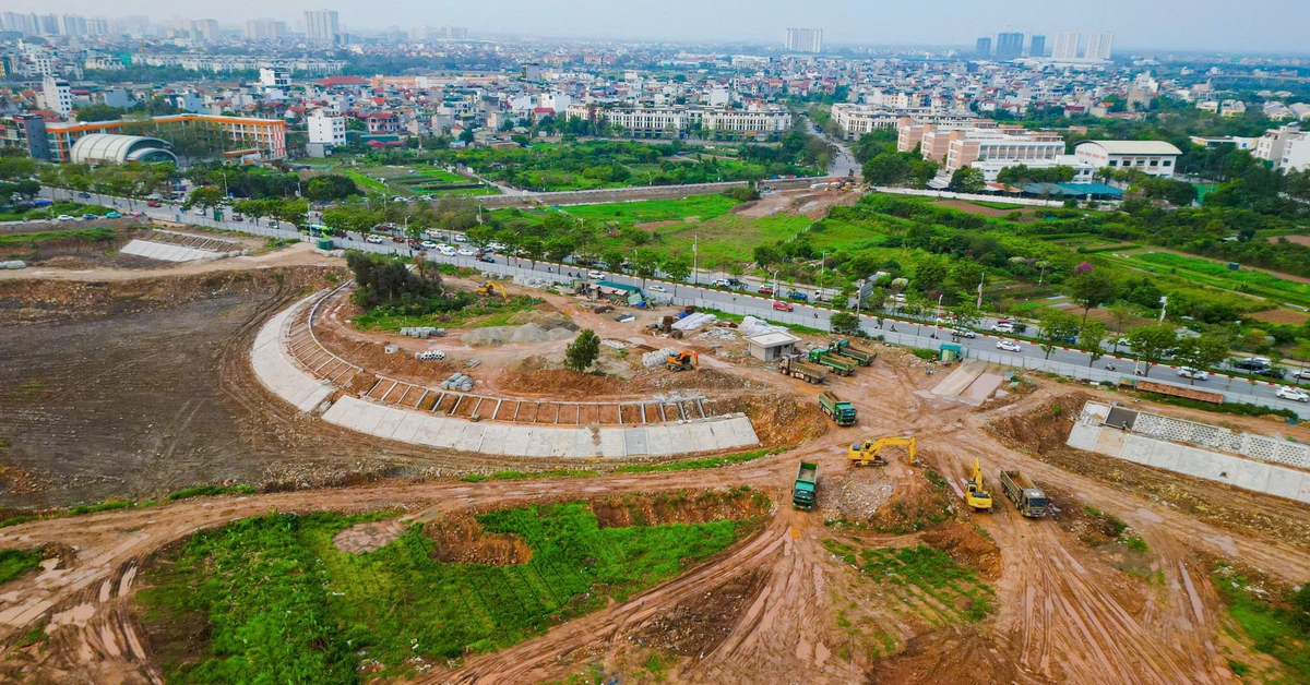 Mục sở thị "siêu hồ" hơn 30ha giúp giảm ngập phía Đông Hà Nội