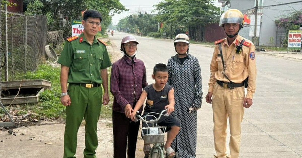 Lá thư cảm ơn được viết tay đầy nước mắt gửi tới lực lượng CSGT