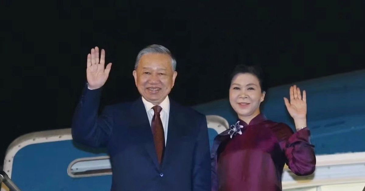 Tổng Bí thư, Chủ tịch nước Tô Lâm và Phu nhân lên đường thăm cấp Nhà nước tới Trung Quốc