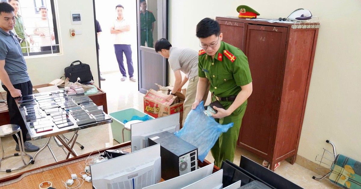 Bắt Dương Văn Hà và 54 người, lừa đảo hơn 5.000 người
