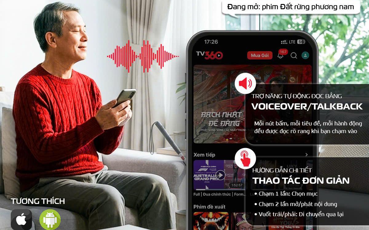 TV360: Xóa bỏ rào cản số, lan tỏa giá trị nhân văn cho người khiếm thị