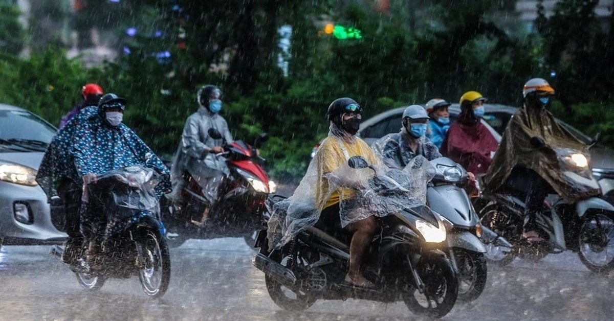 Miền Bắc tiếp tục mưa dông