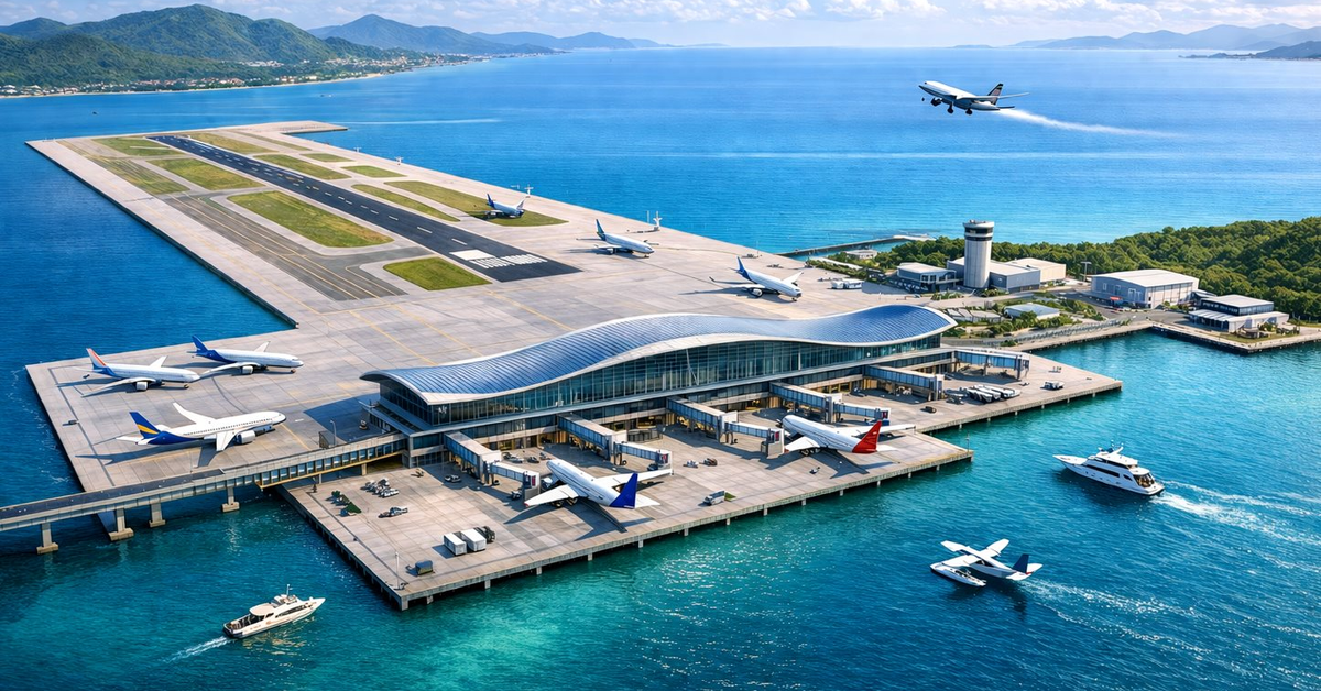 Sẽ xây dựng sân bay trên mặt nước đầu tiên ở Việt Nam