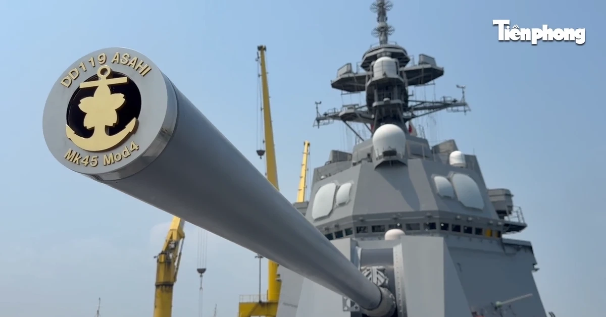 Khám phá sức mạnh tàu hộ vệ Asahi Nhật Bản đang ở Đà Nẵng