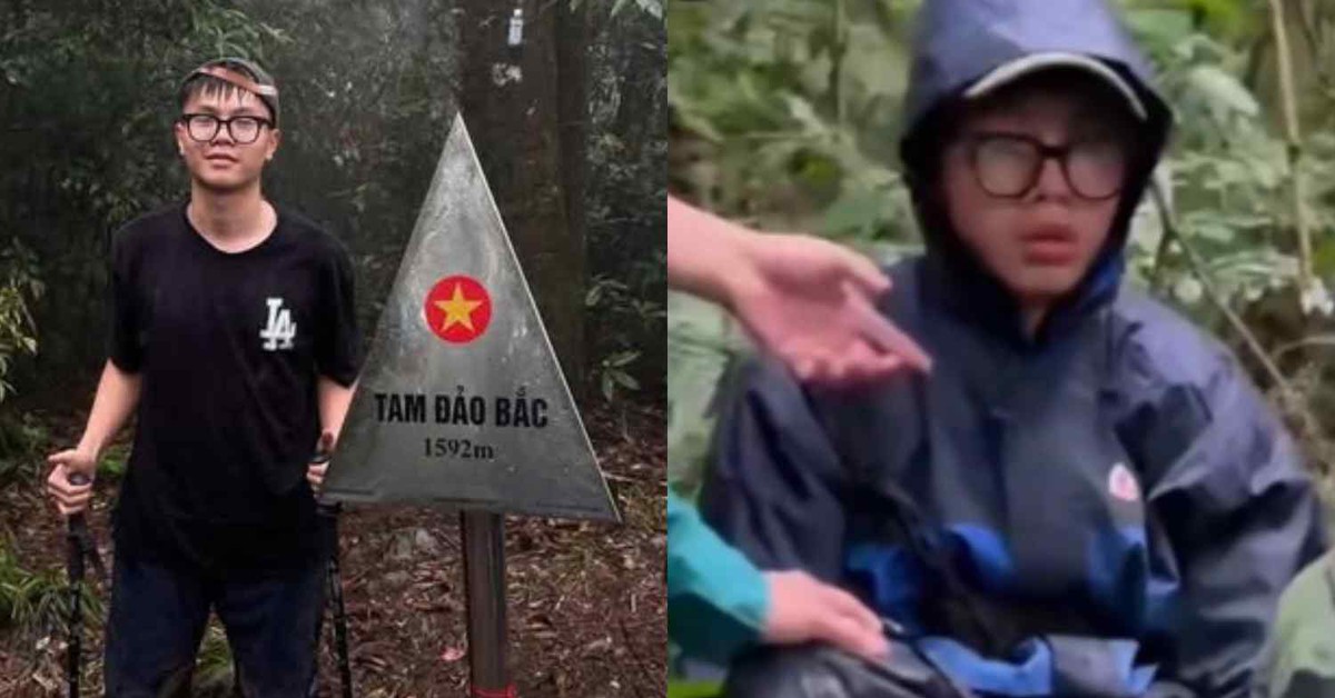 Tìm thấy nam sinh viên mất tích ở Tam Đảo, tiết lộ tình trạng sức khoẻ