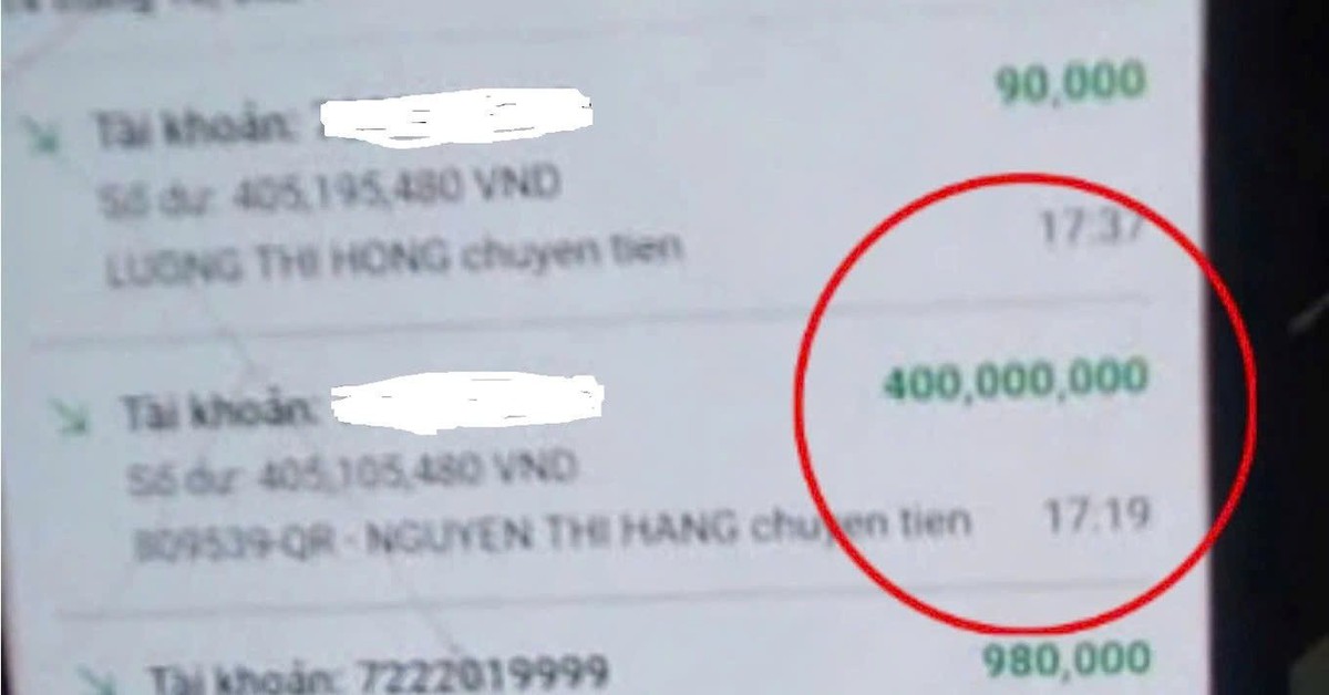 Phong tỏa tài khoản vĩnh viễn nếu rút tiền mặt trong trường hợp sau