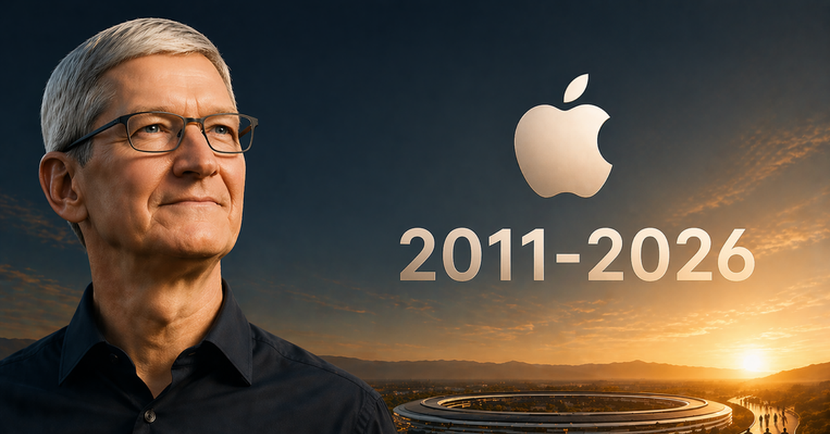 15 năm của Tim Cook tại Apple: Từ giữ cỗ máy vận hành đến người định hình một đế chế 4.000 tỷ USD