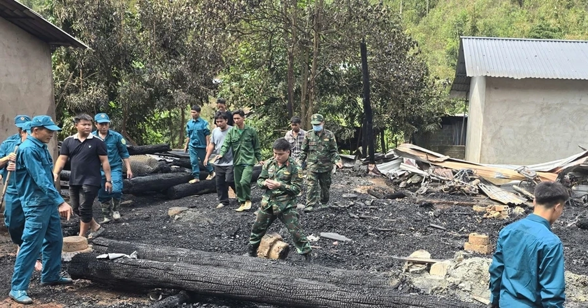 Cháy nhà sàn tại Lai Châu khiến 3 trẻ nhỏ tử vong