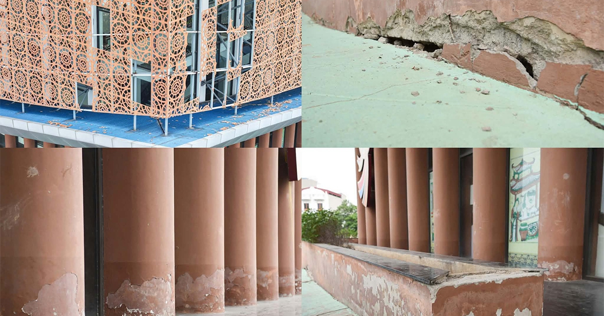 Cảnh xập xệ, nhếch nhác tại Nhà hát Dân ca quan họ Bắc Ninh