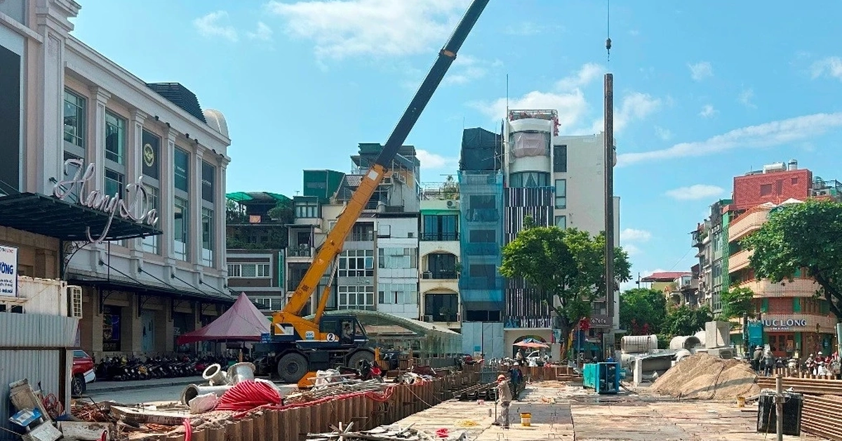 Bể ngầm chống ngập lớn nhất Hà Nội hoàn thành sau hơn 2 tháng thi công khẩn cấp