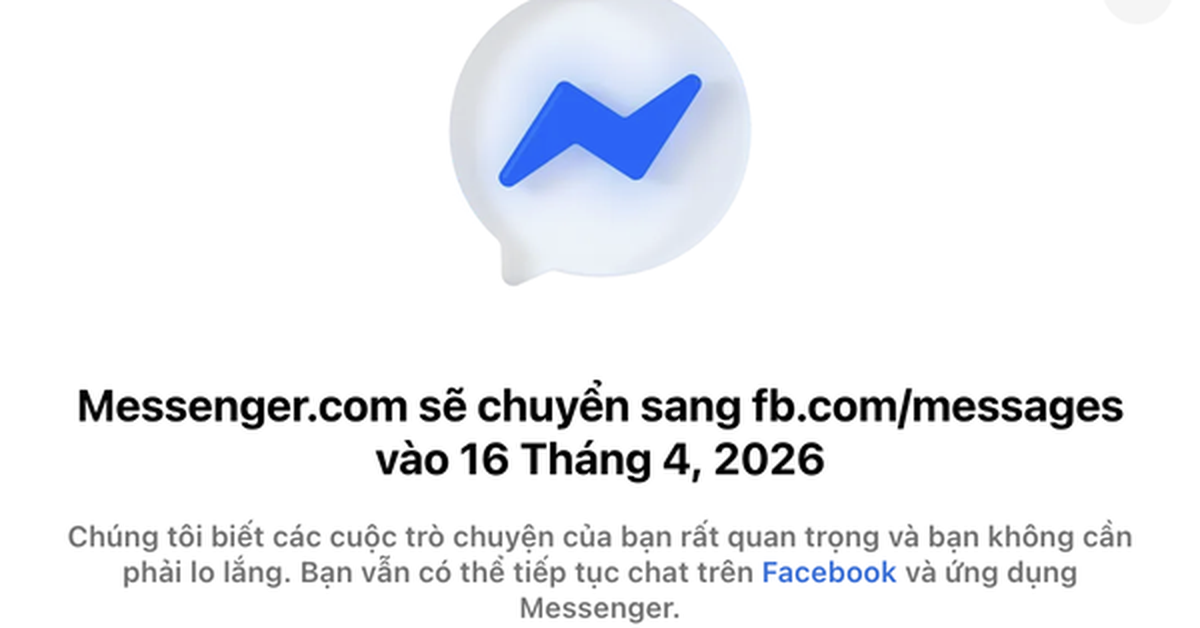 Facebook chính thức đóng cửa Messenger trình du...