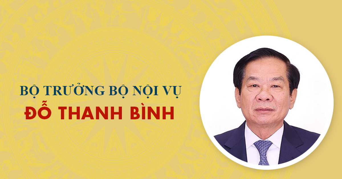 Infographic: Sự nghiệp Bộ trưởng Bộ Nội vụ Đỗ Thanh Bình