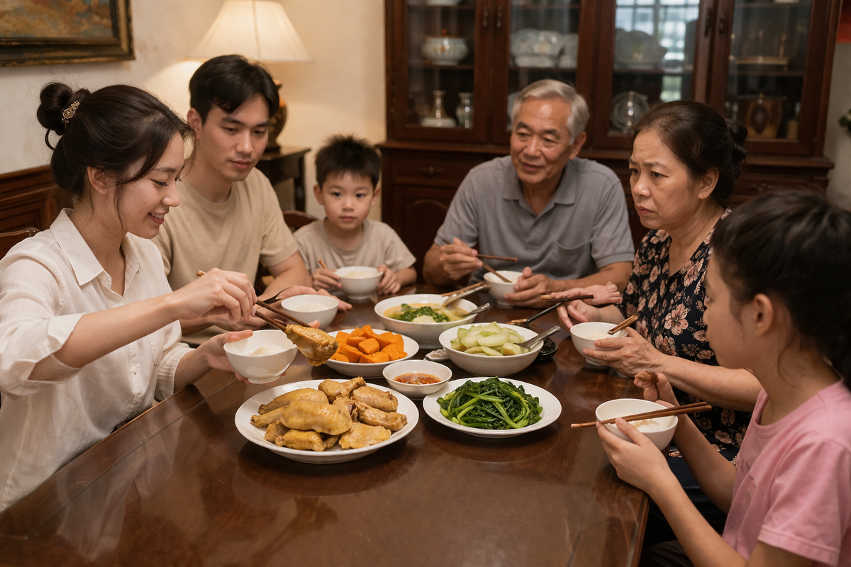 Ngồi vào mâm gắp miếng đùi gà đầu tiên, cô dâu mới bị mẹ chồng "cạch mặt": Lý do là đây!