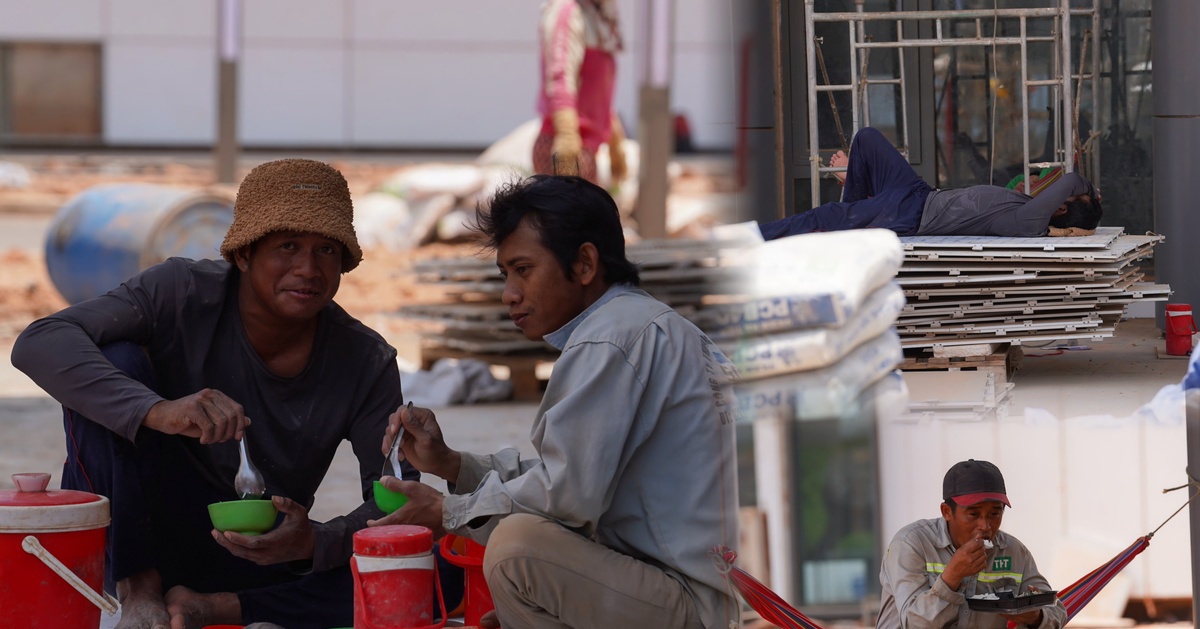 "Bữa cơm nhanh, giấc ngủ vội" giữa nắng gắt ở đại công trường sân bay Long Thành