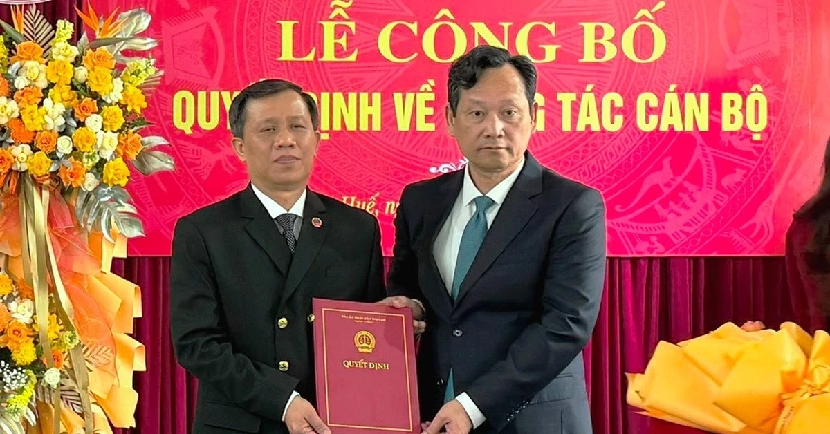 Tòa án Nhân dân Tối cao công bố quyết định về công tác cán bộ