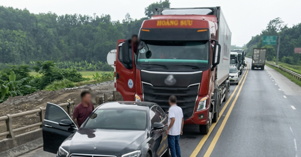 Tài xế Mercedes khai lý do chặn đầu cả dòng xe trên cao tốc Nội Bài - Lào Cai