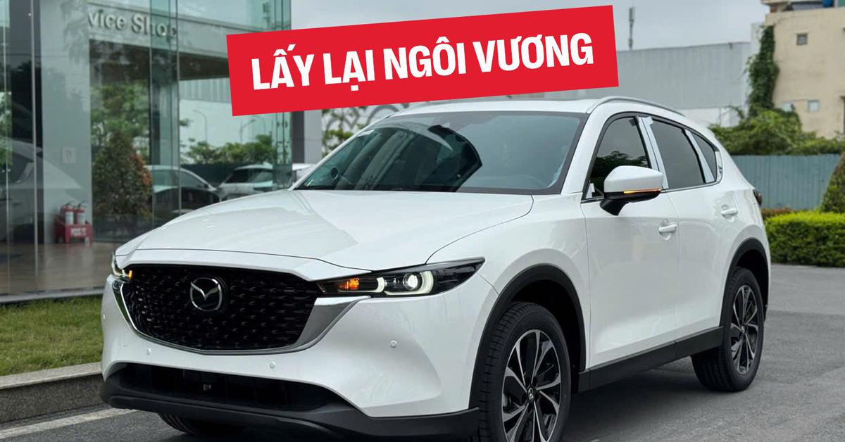 Mazda CX-5 đòi lại 'ngôi vương' từ tay VinFast VF 7, cuộc đua SUV hạng C căng thẳng đến từng chiếc xe