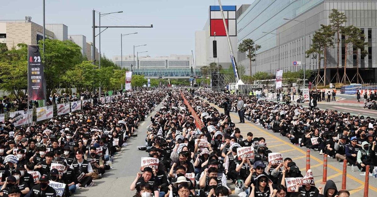 40.000 nhân viên Samsung sắp ngừng việc tập thể...