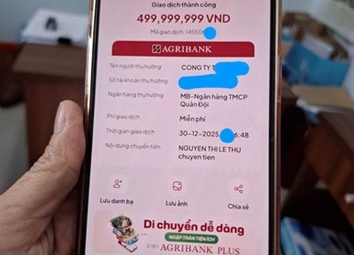 Phát sinh giao dịch chuyển khoản chứa nội dung hoặc ký tự sau, người dân cần trình báo công an ngay