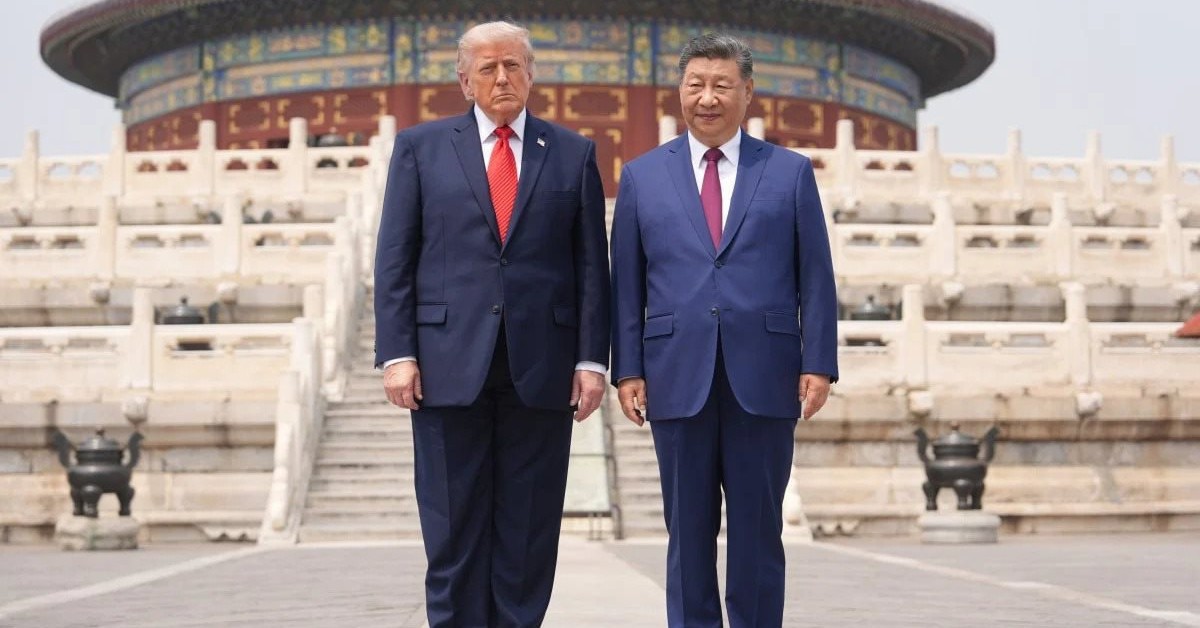 Vừa đặt chân đến một công trình ở Trung Quốc, Tổng thống Trump ngỡ ngàng thốt lên "Thật đáng kinh ngạc!"