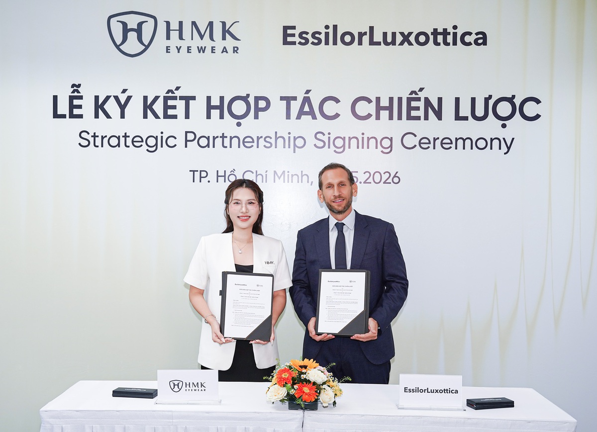 HMK Eyewear chính thức ký kết hợp tác chiến lược cùng EssilorLuxottica Việt Nam
