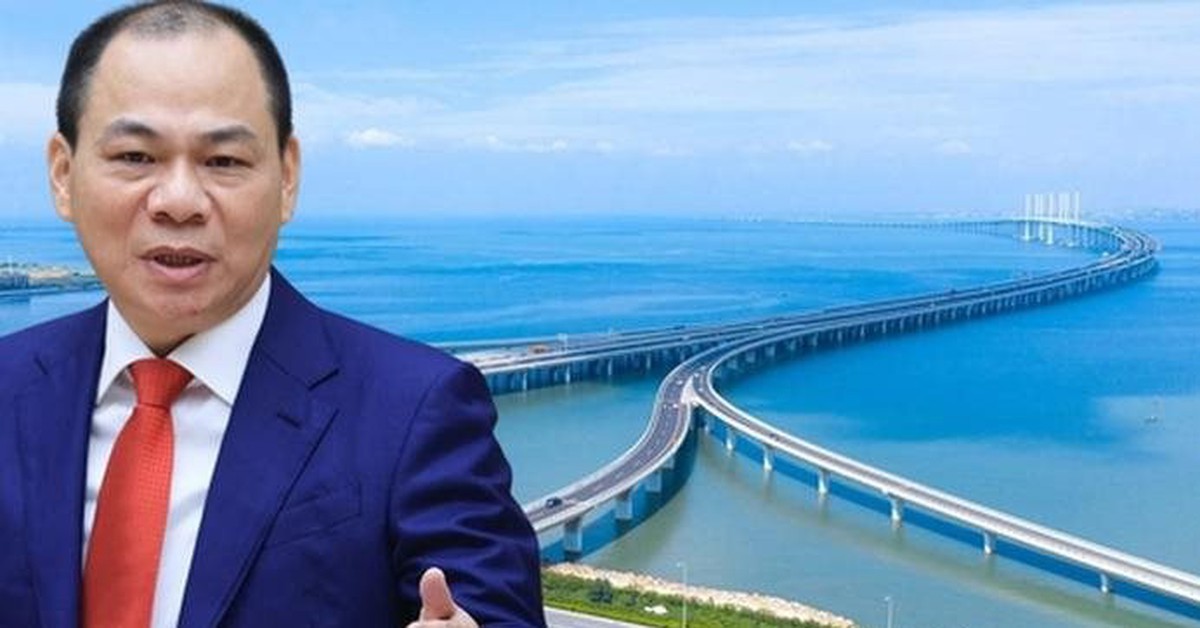 Chỉ hơn 1 tháng nữa, Vingroup của tỷ phú Phạm Nhật Vượng sẽ khởi công siêu dự án vượt biển chưa từng có hơn 92.000 tỷ đồng, đồng thời đề xuất điều chỉnh quy mô