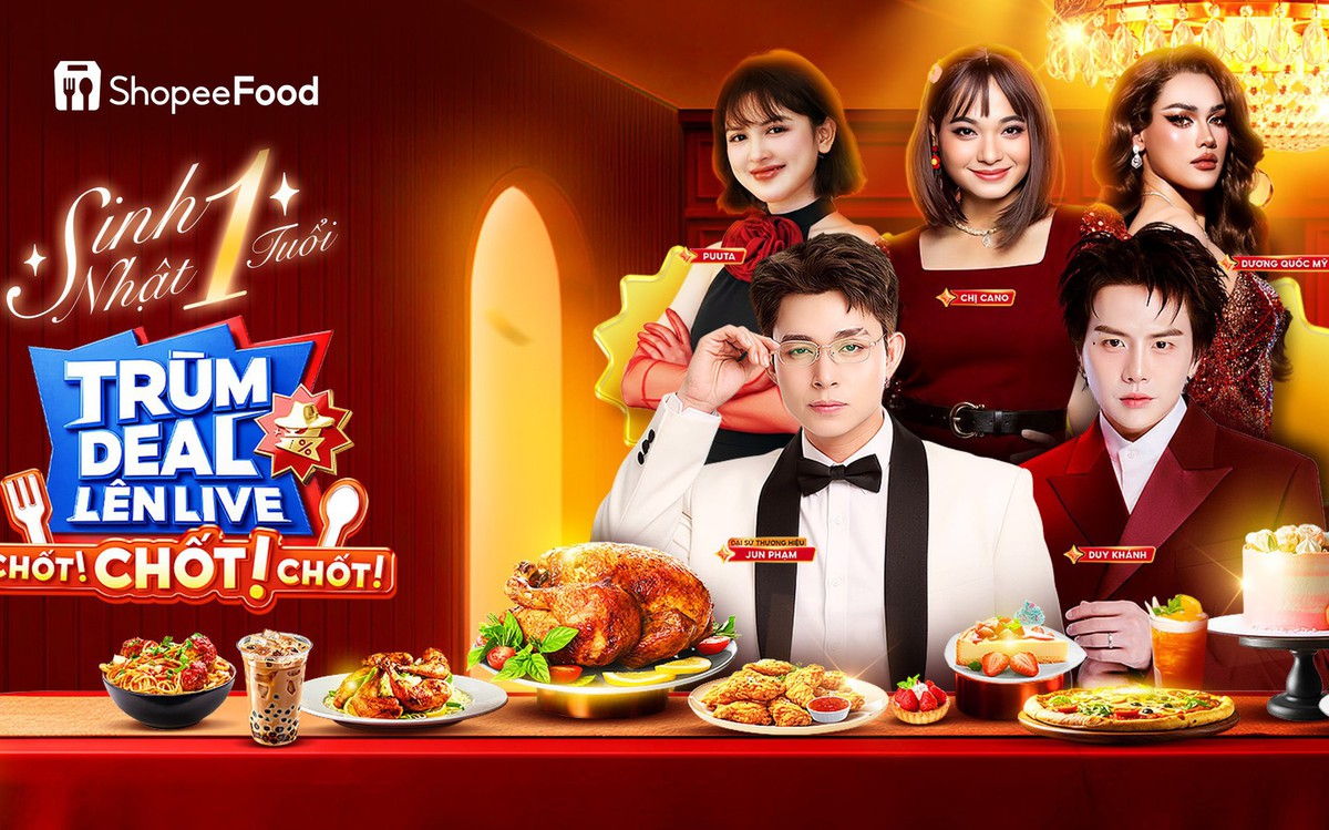 Sinh nhật 1 tuổi Trùm Deal Lên Live: vạn deal ăn ngon cả tuần đổ bộ duy nhất ngày 16.5