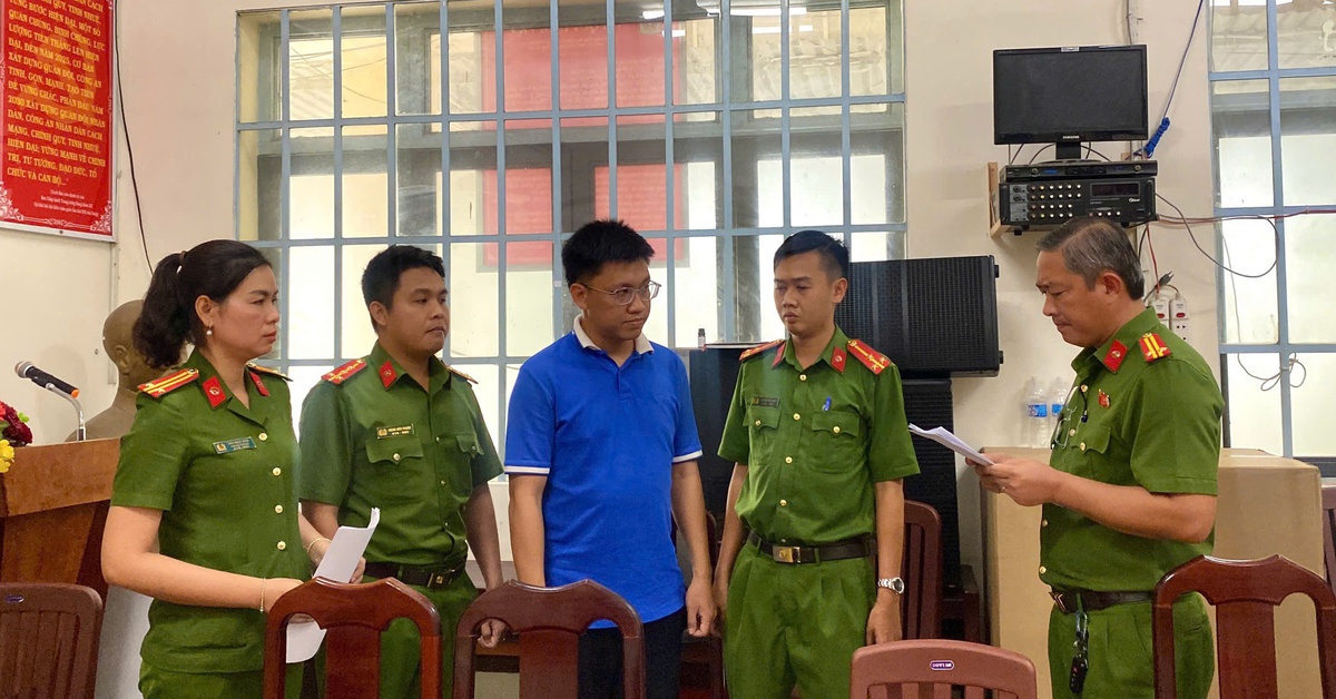 Ra quyết định bắt tạm giam chủ doanh nghiệp Nguyễn Anh Tiến SN 1990