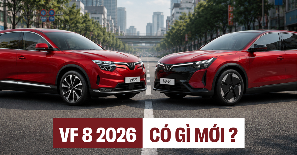 VinFast VF 8 thế hệ mới khác gì đời trước, 30 giây nhìn qua bảng này biết ngay câu trả lời