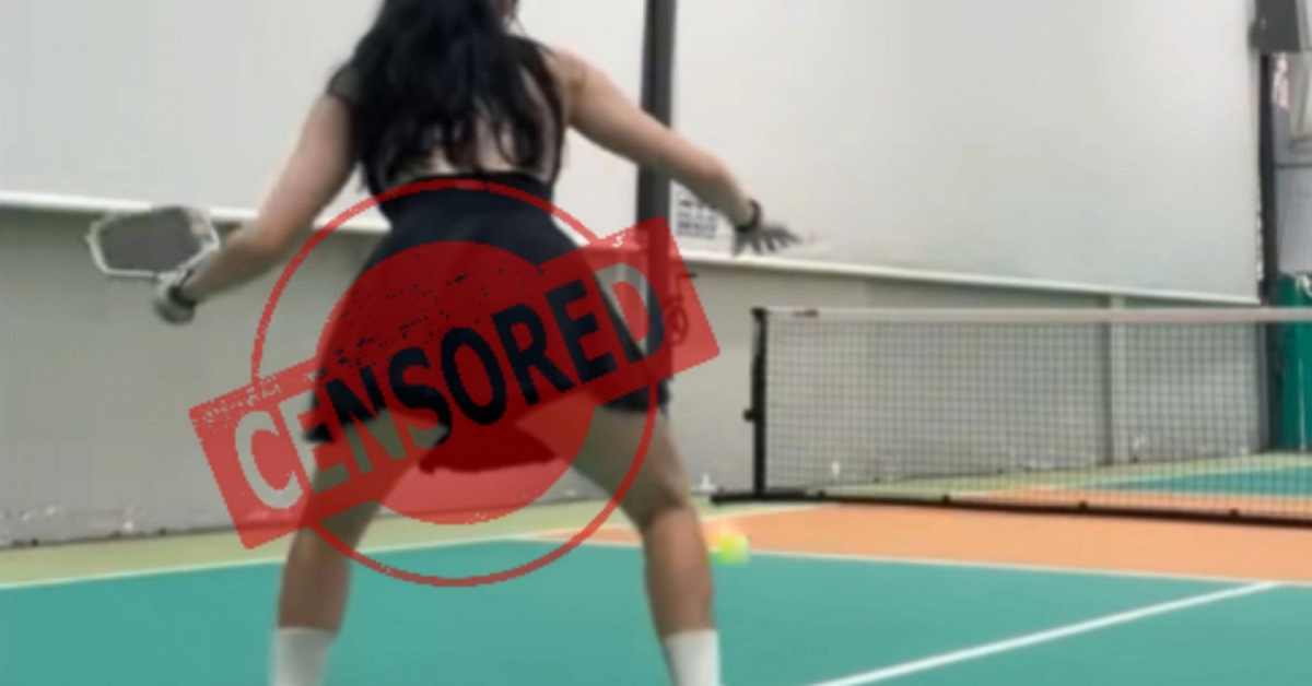 Dạy CĐM cách chơi Pickleball, hot girl gây phẫn nộ vì góc quay quá phản cảm, chẳng khác nào chiêu trò câu view bất chấp