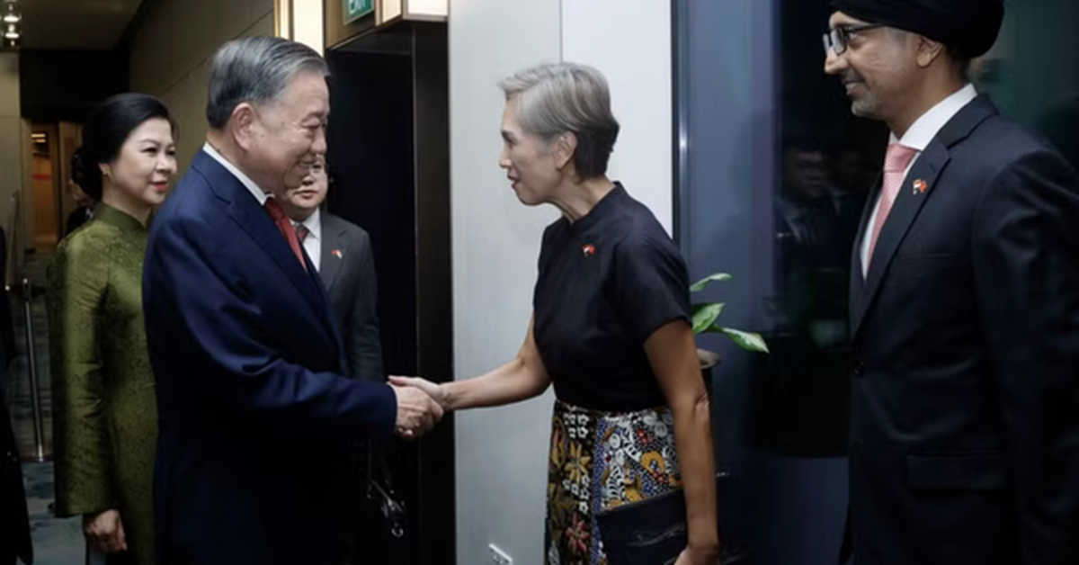 Tổng Bí thư, Chủ tịch nước Tô Lâm và Phu nhân bắt đầu thăm Singapore
