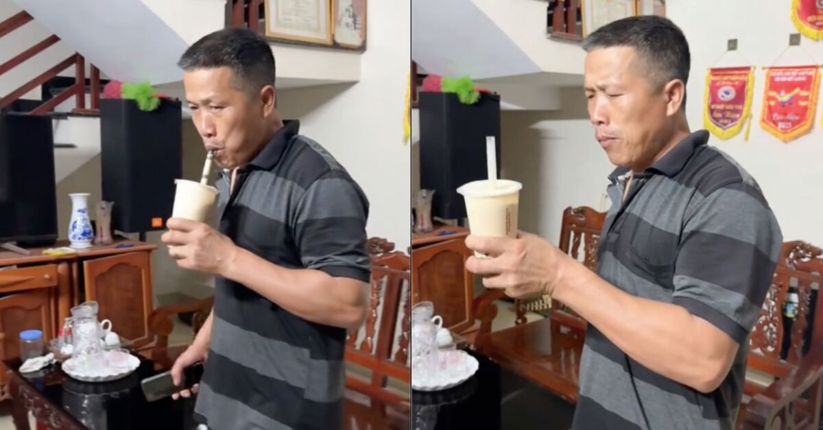Bị bố cấm uống trà sữa, con gái tung chiêu 'tòa không thử không hiểu được đâu