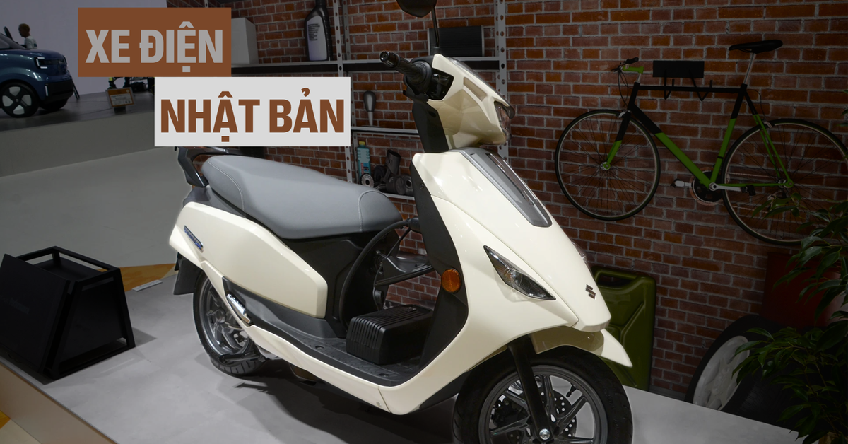 Suzuki e-Address sắp bán tại Việt Nam: Chạy 80km/lần sạc, giá hơn 50 triệu đồng
