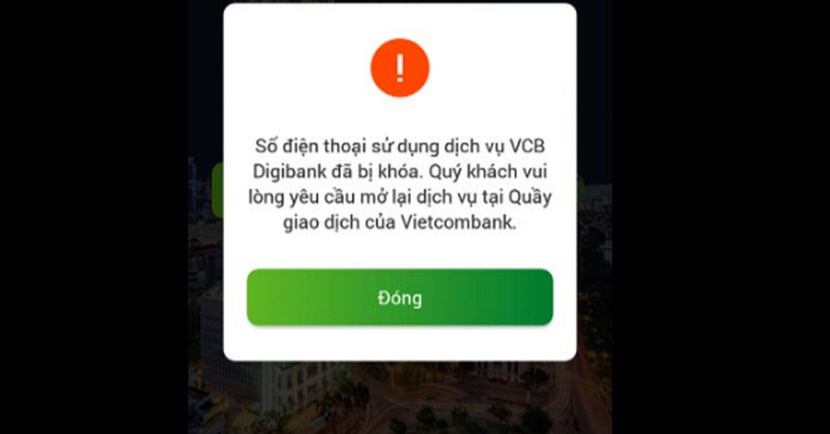 Trường hợp bị phong tỏa tài khoản, đóng băng giao dịch theo quy định mới nhất của Vietcombank