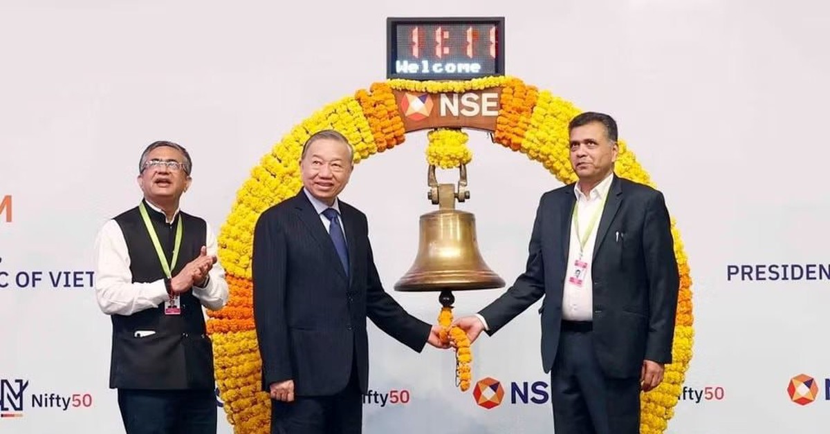 Thăm nơi nắm giữ 5.000 tỷ USD ở Ấn Độ, Tổng Bí thư, Chủ tịch nước Tô Lâm thực hiện nghi thức đặc biệt