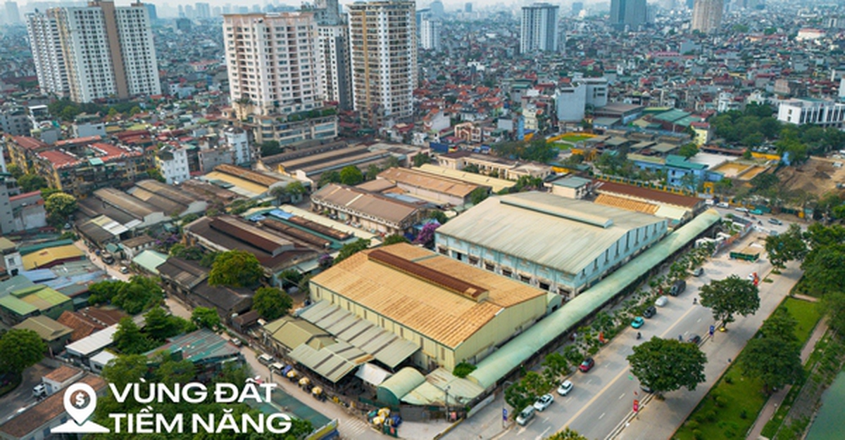 Toàn cảnh khu đất ven hồ Đền Lừ sắp chuyển đổi từ nhà máy sang chung cư