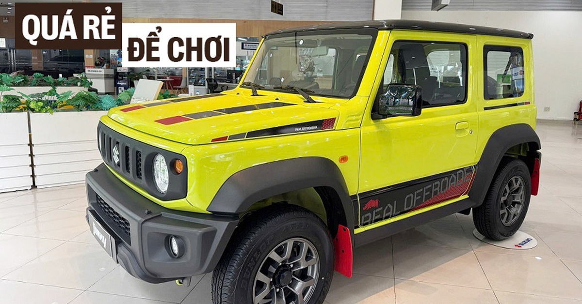 Giá Suzuki Jimny tiếp tục dò đáy tại đại lý: Thực tế thấp kỷ lục còn 609 triệu đồng, chỉ ngang niêm yết Sonet