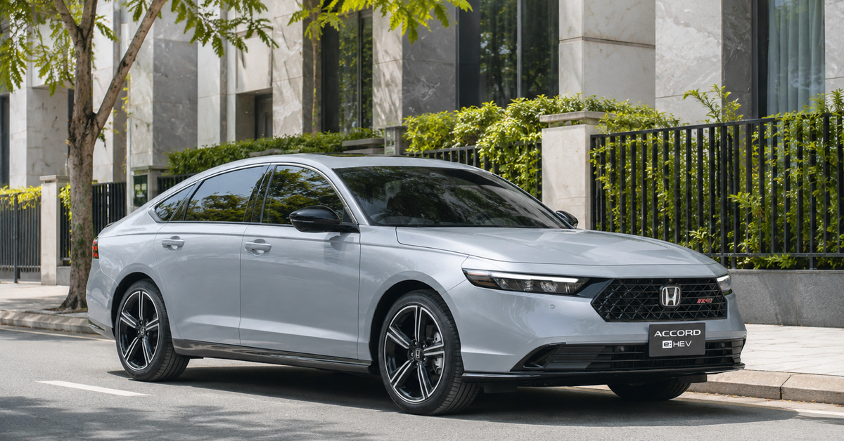 Honda Accord 2026 ra mắt ĐNÁ: Giá quy đổi 1,2 tỷ đồng, nâng cấp công nghệ an toàn đấu Toyota Camry