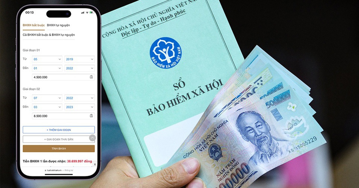 Đóng BHXH 32 năm với lương bình quân 7 triệu đồng/tháng, lao động nhận lương hưu bao nhiêu?