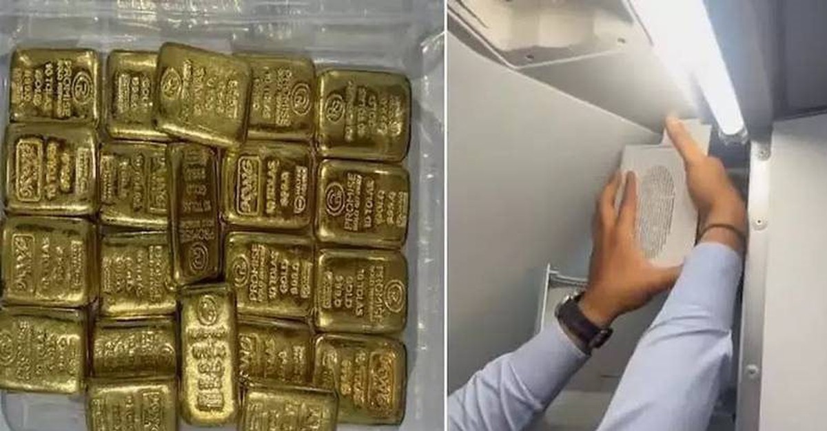 Phát hiện 24 thỏi vàng nặng gần 3 kg, trị giá gần 13 tỷ đồng giấu trong hộp loa thông báo trên máy bay
