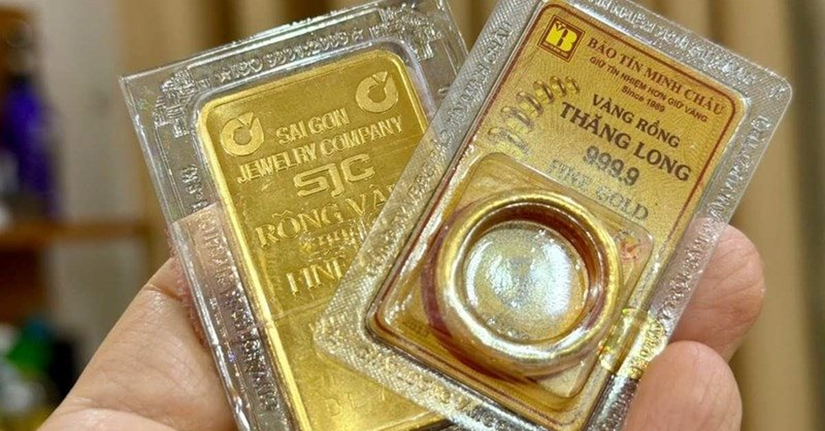 Giá vàng nhẫn trơn, vàng miếng sáng ngày 15/6 tăng vọt