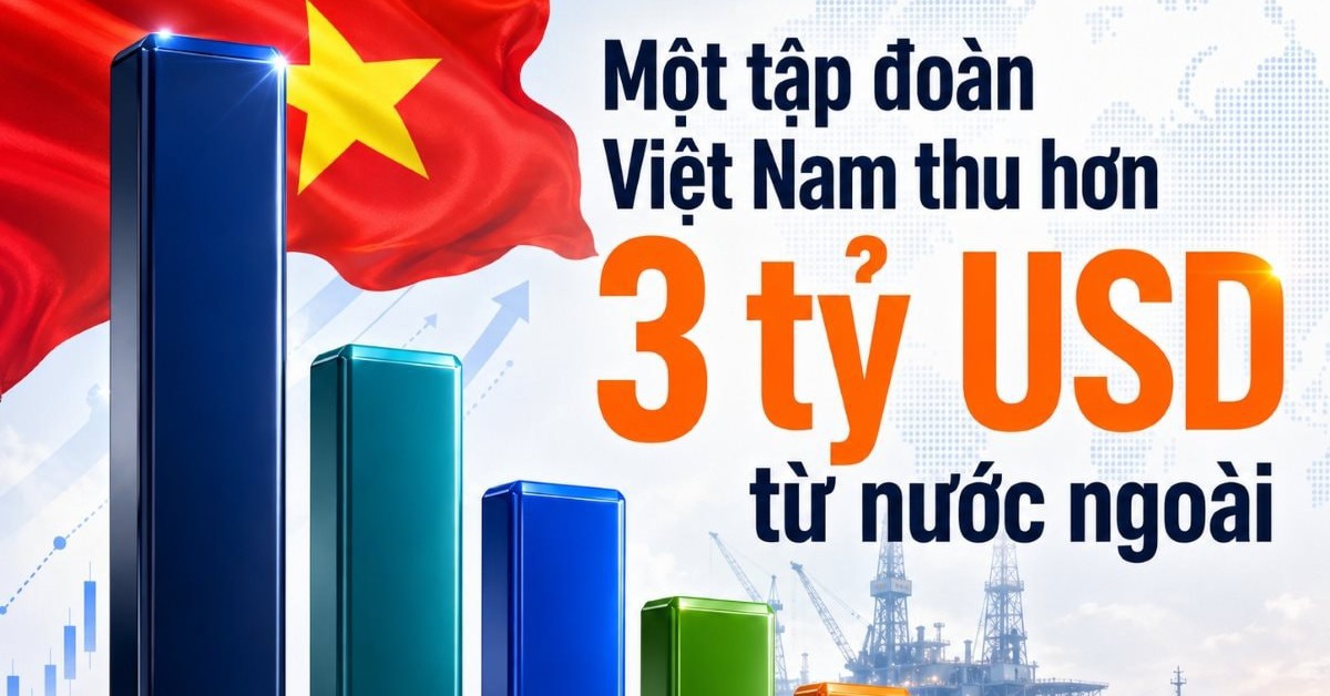 Một tập đoàn Việt Nam thu hơn 3 tỷ USD từ nước ngoài, lớn hơn FPT, Vinamilk và VinFast cộng lại