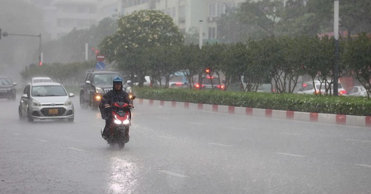 Miền Bắc sẽ xuất hiện mưa to liên tiếp trong 3 ngày tới
