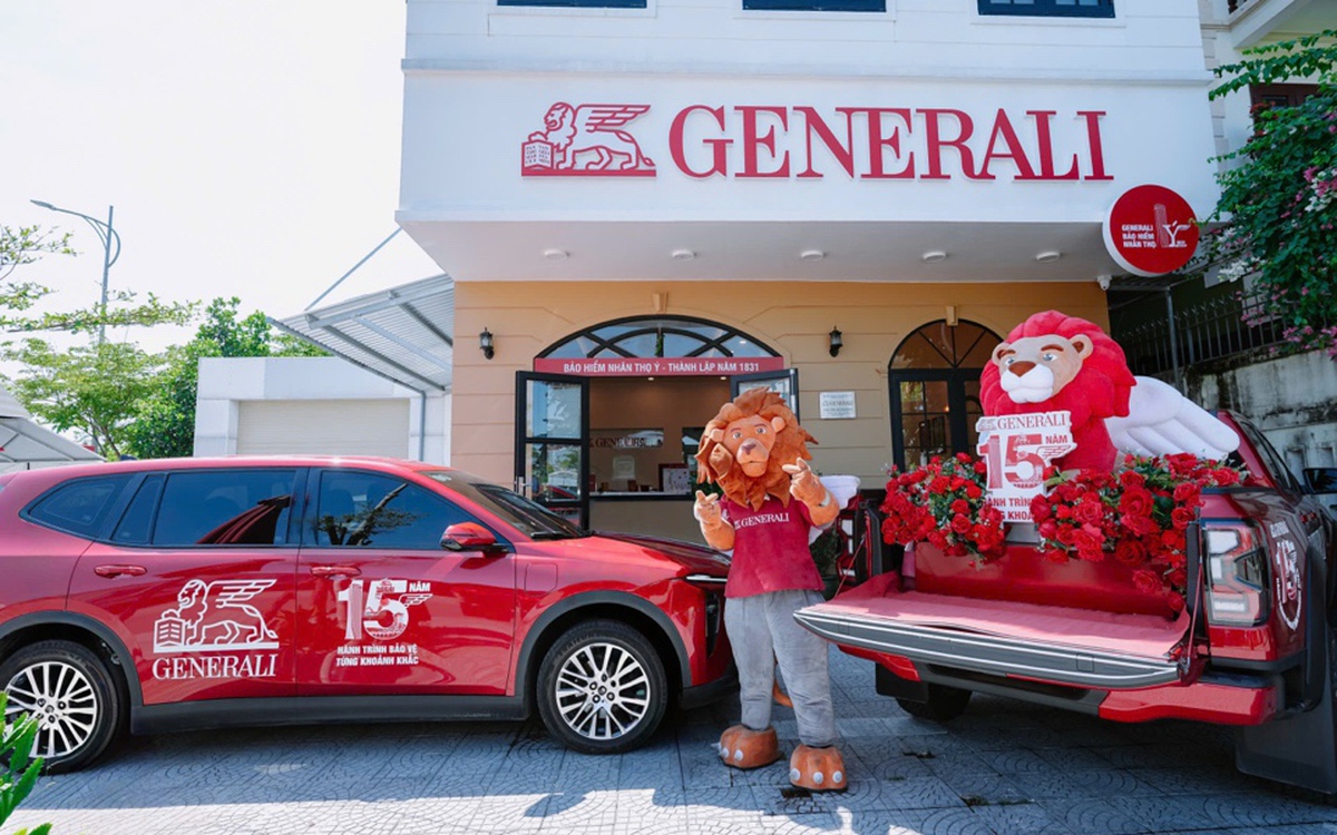 Generali mang chuyến xe “Hành trình kết nối trăm điểm tin cậy” đến miền Trung
