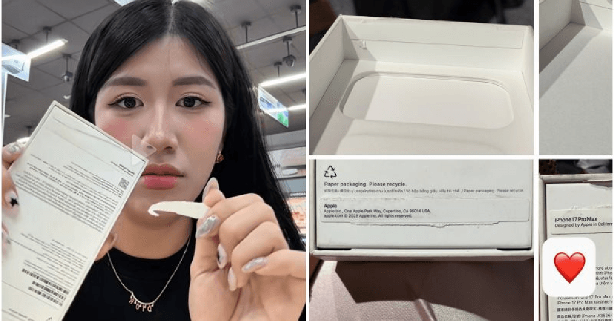 Mua iPhone 17 Pro Max tại CellphoneS, khách tố "seal rách bất thường": Lỗi bảo quản hay có vấn đề khó giải thích?