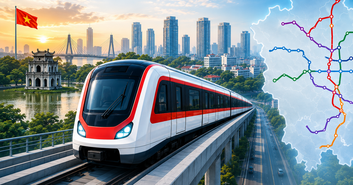 Chi tiết 5 tuyến metro hơn 1,3 triệu tỷ đồng vừa khởi công ở Hà Nội
