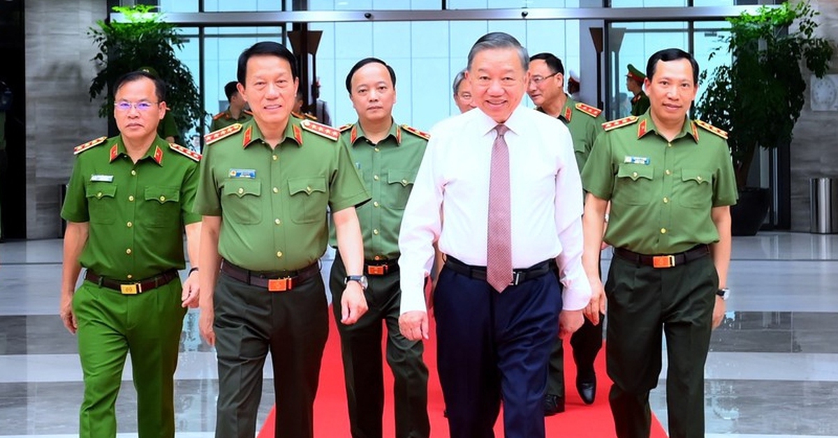 Tổng Bí thư, Chủ tịch nước Tô Lâm dự Hội nghị Đảng ủy Công an Trung ương