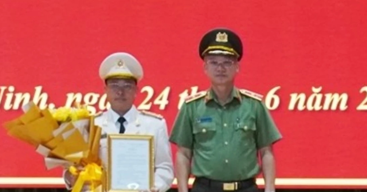 Công bố quyết định của Bộ trưởng Bộ Công an về công tác cán bộ